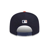 Detroit Tigers Navy and Orange All-Star Game Side Patch Split Panel 9Fifty