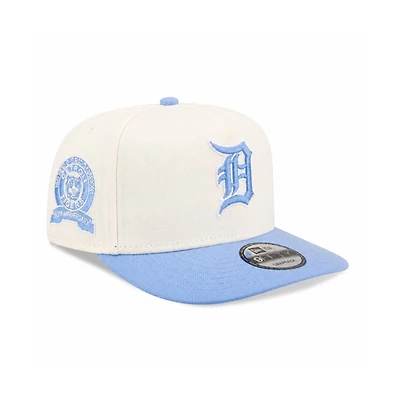 Detroit Tigers Chrome/Sky Blue 1968 World Series Champs Patch 9FIFTY A-Frame Snapback Hat - New Era