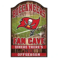 Tampa Bay Buccaneers Fan Cave Wood Sign 11" x 17" 1/4" Thick