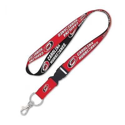 Carolina Hurricanes Lanyard With Detachable Buckle 1"