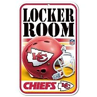 Kansas City Chiefs Plastic Sign 11" x 17"