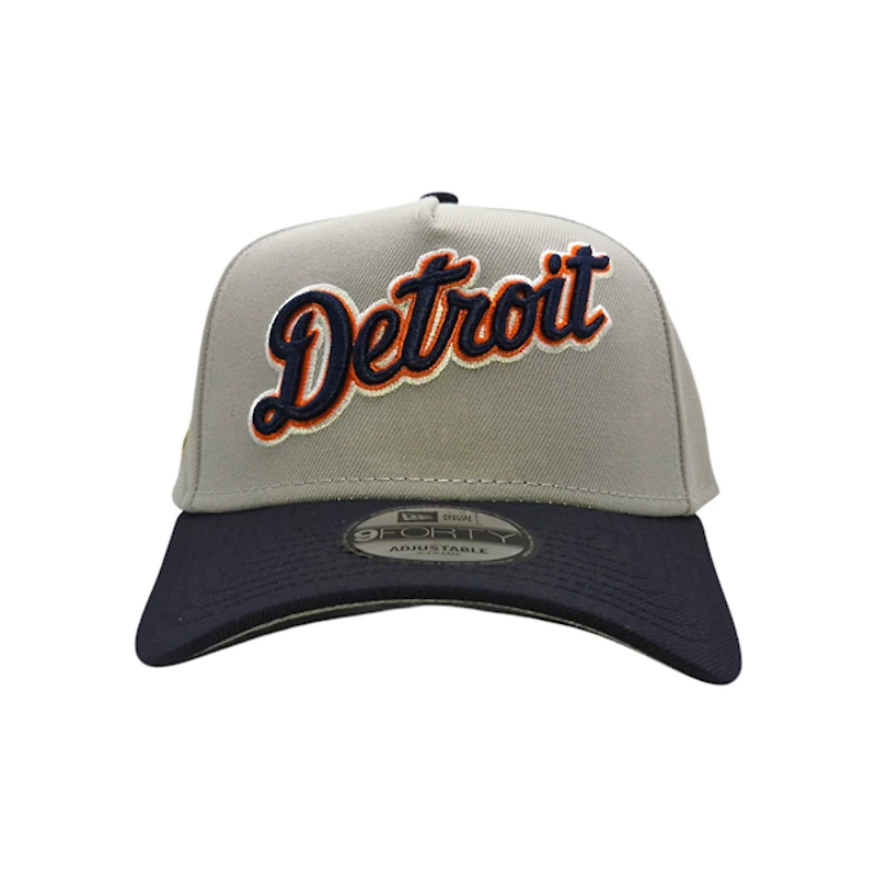 Detroit Tigers Grey and Navy 1968 World Series Patch 9Forty A-Frame