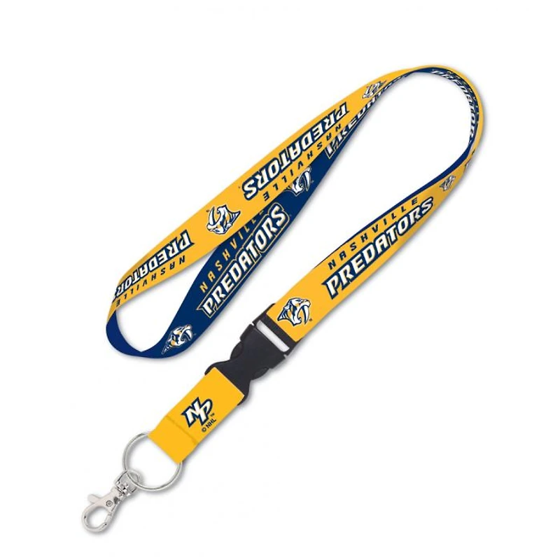 Nashville Predators Lanyard With Detachable Buckle 1"