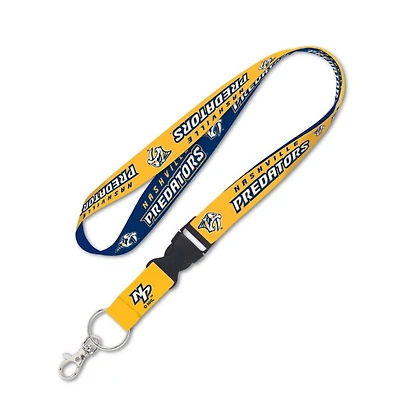 Nashville Predators Lanyard With Detachable Buckle 1"