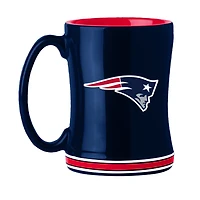 New England Patriots 14 oz. Relief Mug