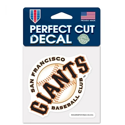 San Francisco Giants Perfect Cut Colour Decal 4" x 4"