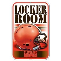 Cleveland Browns Plastic Sign 11" x 17"