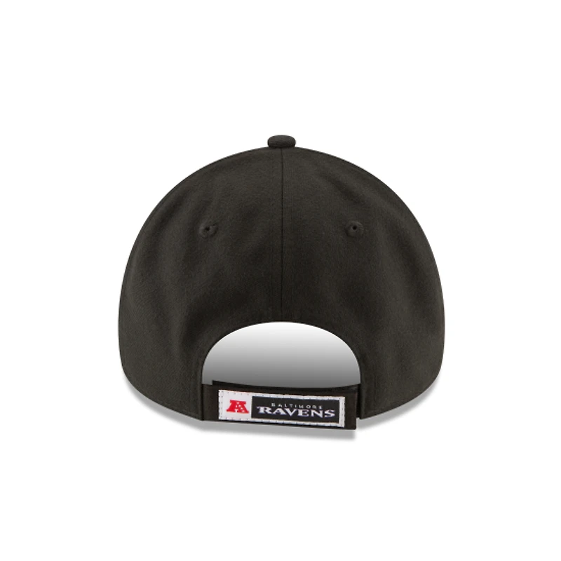 Baltimore Ravens Team Colour The League 9Forty Adjustable Hat - Black