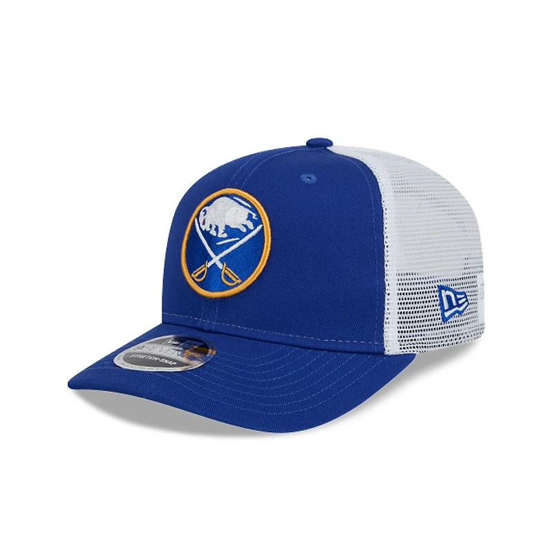 Buffalo Sabres Blue and White Trucker 9Seventy Stretch Snap Hat