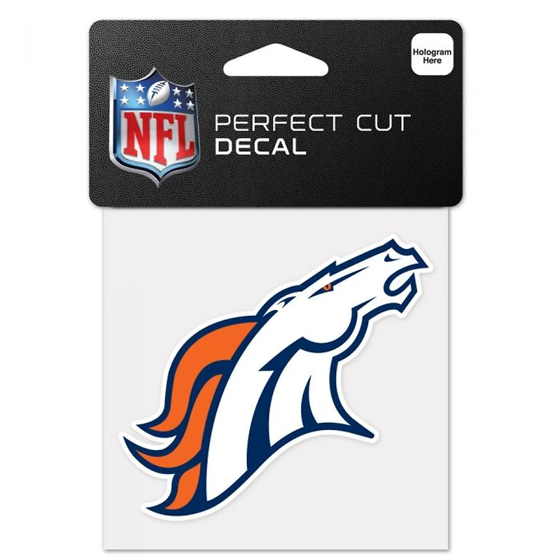Denver Broncos Perfect Cut Colour Decal 4" x 4"