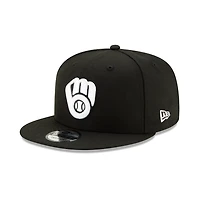 Milwaukee Brewers Black and White 9Fifty