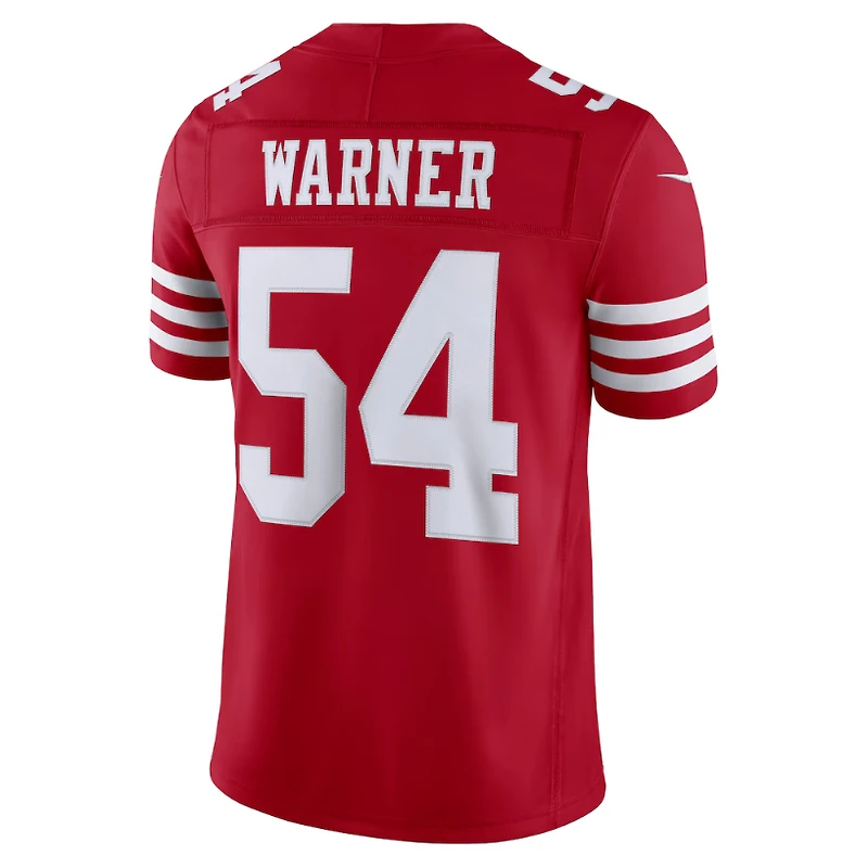 Fred Warner San Francisco 49ers 2026 Nike Vapor F.U.S.E. Stitched Limited Jersey – Scarlet