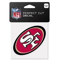 San Francisco 49ers Perfect Cut Colour Decal 4" x 4"