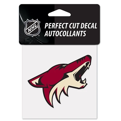 Arizona Coyotes Perfect Cut Colour Decal 4" x 4"