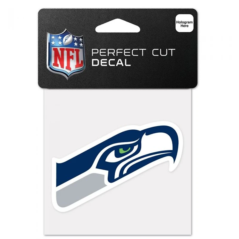 Seattle Seahawks Perfect Cut Colour Decal 4" x 4"