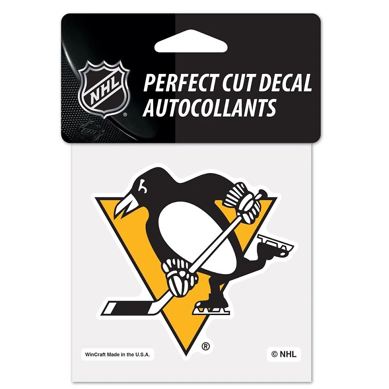 Pittsburgh Penguins Perfect Cut Colour Decal 4" x 4"