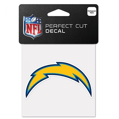 Los Angeles Chargers Perfect Cut Colour Decal 4" x 4"