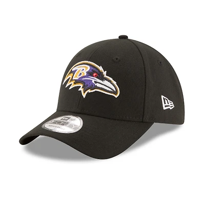 Baltimore Ravens Team Colour The League 9Forty Adjustable Hat - Black