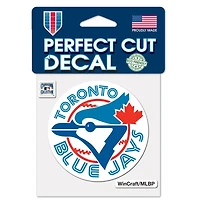 Toronto Blue Jays Cooperstown Perfect Cut Colour Decal 4" x 4"
