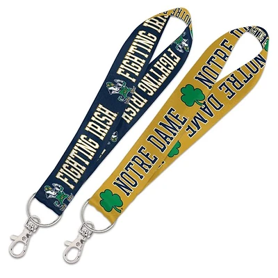 Notre Dame Fighting Irish Shamrock Lanyard Key Strap