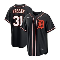 Detroit Tigers Riley Greene Nike Carbon Black Fashion Replica Jersey