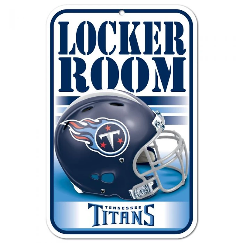Tennessee Titans Plastic Sign 11" x 17"
