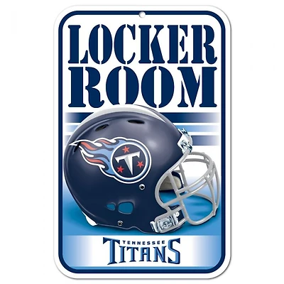 Tennessee Titans Plastic Sign 11" x 17"