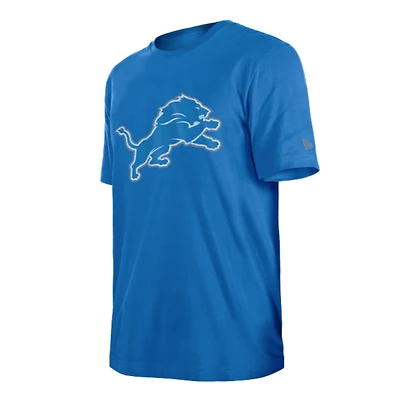 Detroit Lions Blue Team Logo Evergreen Tee