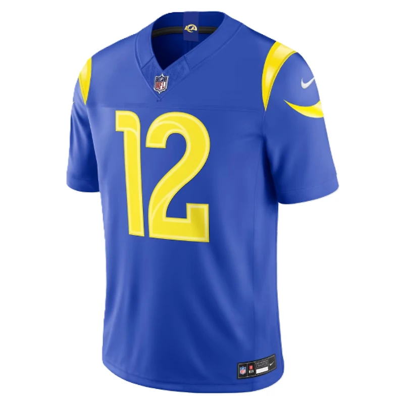 Puka Nacua Los Angeles Rams Nike 2026 Royal Vapor F.U.S.E. Stitched Limited Jersey