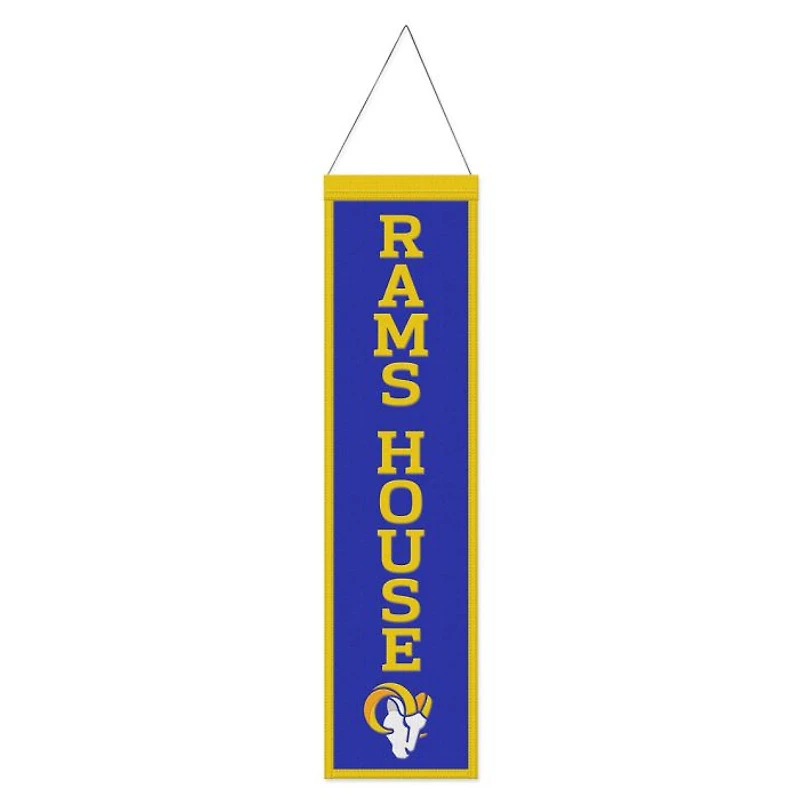 Los Angeles Rams Slogan Wool Banner 8" x 32"