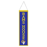 Los Angeles Rams Slogan Wool Banner 8" x 32"