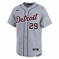 Detroit Tigers Tarik Skubal Nike Limited Road Jersey - Grey
