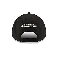 Seattle Seahawks Black and White 9Forty