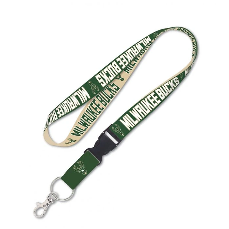 Milwaukee Bucks Lanyard With Detachable Buckle 1"