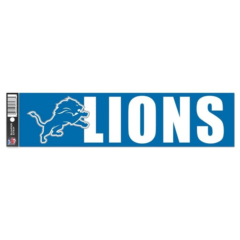 Detroit Lions Bumper Strip 3" x 12"