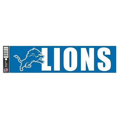 Detroit Lions Bumper Strip 3" x 12"