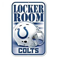 Indianapolis Colts Plastic Sign 11" x 17"