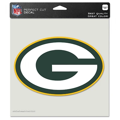 Green Bay Packers Perfect Cut Colour Decal 8" x 8"