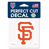 San Francisco Giants SF Perfect Cut Colour Decal 4" x 4"