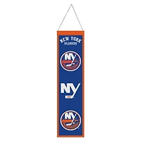 New York Islanders Evolution Wool Banner 8" x 32"