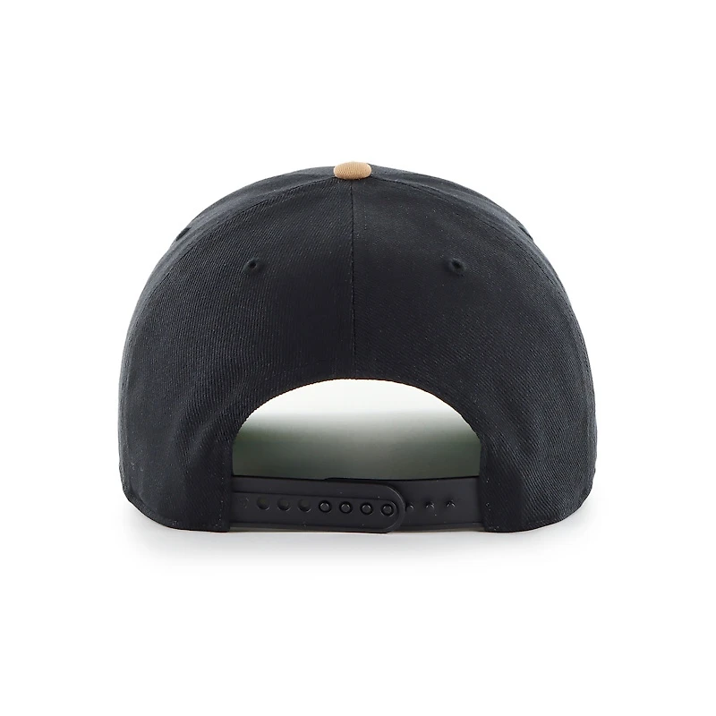 Toronto Blue Jays Golden Age Replica '47 Hitch Adjustable Hat - Black and Dune