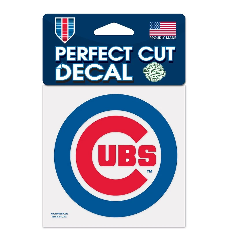 Chicago Cubs Perfect Cut Colour Decal 4" x 4"
