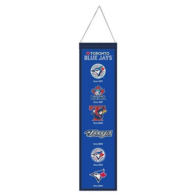 Toronto Blue Jays Evolution Wool Banner 8" x 32"