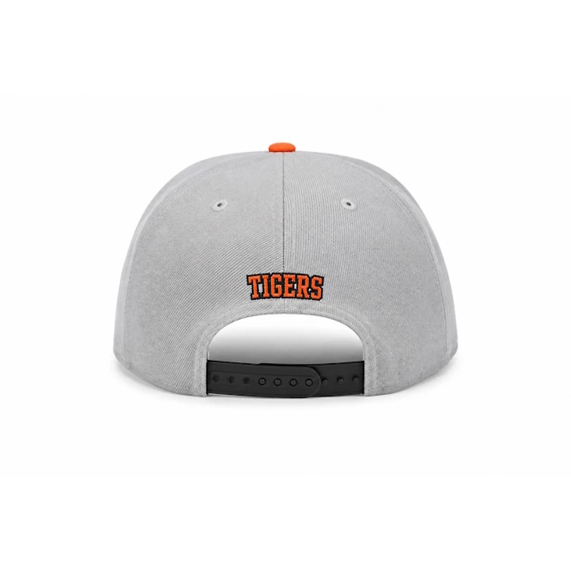 Detroit Tigers Cooperstown Logo Grey and Black 9FIFTY A-Frame Snapback Hat with 2000 Side Patch – New Era