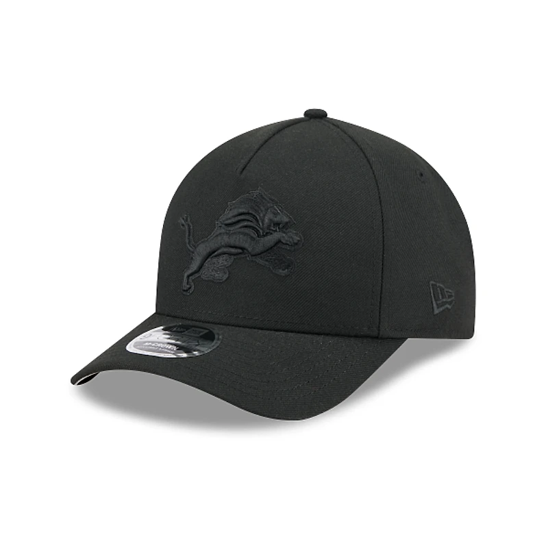 Detroit Lions Black on Black 9Forty M-Crown A-Frame