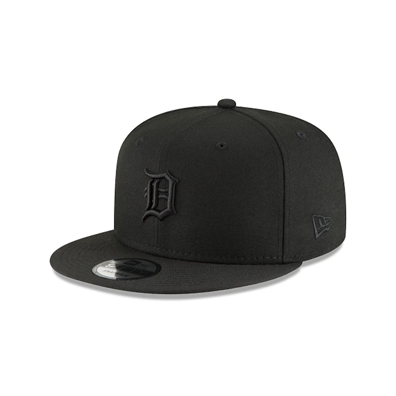 Detroit Tigers Black on Black 2022 9Fifty Snapback Hat