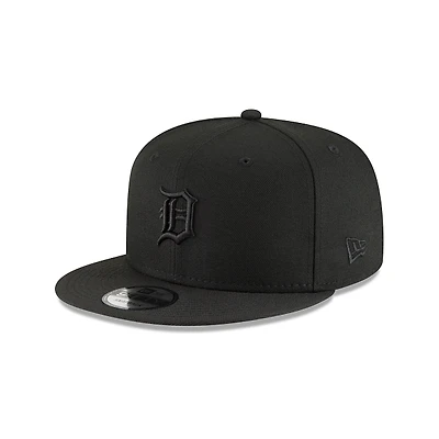 Detroit Tigers Black on Black 2022 9Fifty Snapback Hat