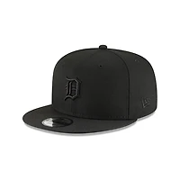 Detroit Tigers Black on Black 2022 9Fifty Snapback Hat