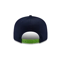 Seattle Seahawks Navy and Green 9Fifty Snapback