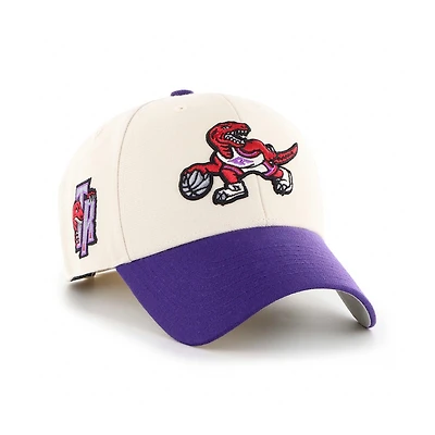 Toronto Raptors Hardwood Classics Sure Shot Under 2-Tone MVP Adjustable Hat – ’47